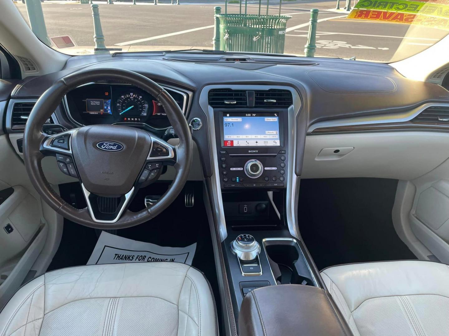 2018 WHITE /White Gold Ford Fusion Energi (3FA6P0SU0JR) , located at 744 E Miner Ave, Stockton, CA, 95202, (209) 944-5770, 37.956863, -121.282082 - PLUS TAXES AND FEES - Photo#7